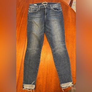 Joe's Jeans Skinny with Raw Edge Hem